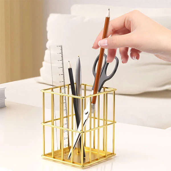 Office Desk Metal Pen Holder Office Desk Metal Pen Holder